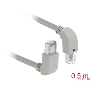 DeLOCK 85852 hálózati kábel Szürke 0,5 M Cat5e SF,UTP (S-FTP)