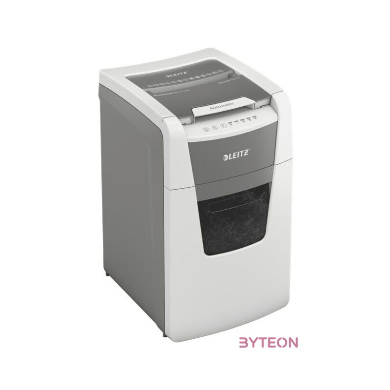 Leitz 80130000 iratmegsemmisítő Keresztbe vágás 22 cm Szürke, Fehér