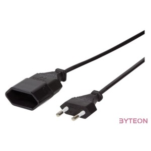 LogiLink 2m, 2xCEE 7,16 Fekete CEE7,16