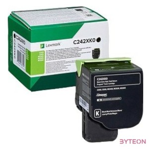 Lexmark C242XK0 festékkazetta 1 dB Eredeti Fekete