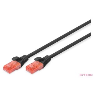 Digitus DK-1617-020,BL hálózati kábel Fekete 2 M Cat6 U,UTP (UTP)