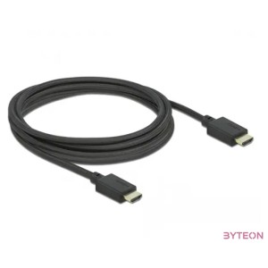 DeLOCK 85389 HDMI kábel 2,5 M HDMI A-típus (Standard) Fekete