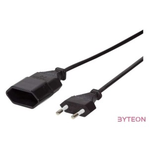 LogiLink 1m, 2xCEE 7,16 Fekete CEE7,16