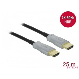 DeLOCK 85016 HDMI kábel 25 M HDMI A-típus (Standard) Fekete