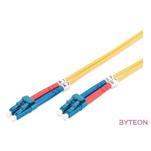 Digitus DK-2933-01 száloptikás kábel 1 M LC I-VH OS2 Sárga