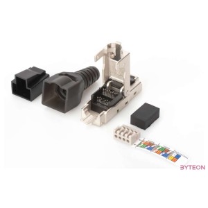 Digitus DN-93631 vezeték csatlakozó RJ-45 Rozsdamentes acél