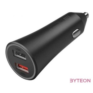 Xiaomi Mi 37W Dual-Port Car Charger Fekete Automatikus