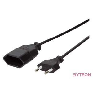 LogiLink 1m, 2xCEE 7,16 Fekete CEE7,16