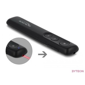 DeLOCK 64092 vezeték nélküli bemutatóeszköz Fekete