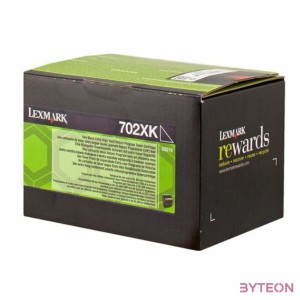 Lexmark 702XK Eredeti Fekete 1 dB