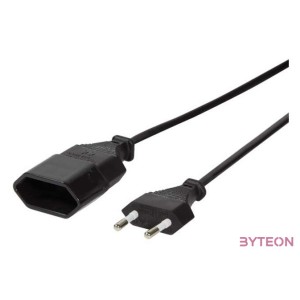 LogiLink 1m, 2xCEE 7,16 Fekete CEE7,16