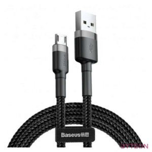 Baseus CAMKLF-CG1 USB kábel 2 M USB A Micro-USB B Fekete, Szürke