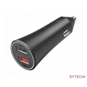 Xiaomi Mi 37W Dual-Port Car Charger Fekete Automatikus