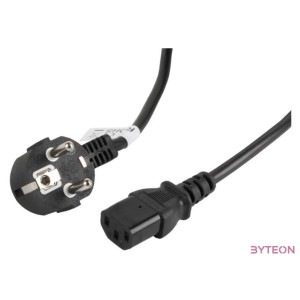 Lanberg CA-C13C-11CC-0030-BK tápkábel Fekete 3 M C13 csatlakozó CEE7,7