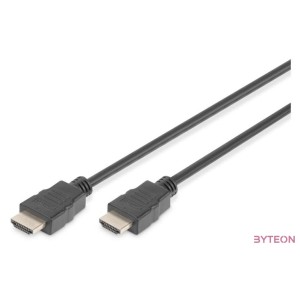 Digitus HDMI 1.4 2m HDMI kábel HDMI A-típus (Standard) Fekete