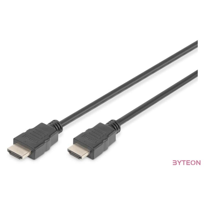 Digitus HDMI 1.4 2m HDMI kábel HDMI A-típus (Standard) Fekete