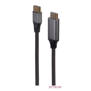 Gembird CC-DP-HDMI-4K-6 video átalakító kábel 1,8 M DisplayPort HDMI A-típus (Standard) Fekete