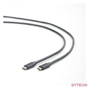 Gembird CCP-USB3.1-CMCM-1M USB kábel USB 3.2 Gen 1 (3.1 Gen 1) USB C Fekete