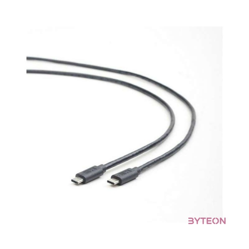 Gembird CCP-USB3.1-CMCM-1M USB kábel USB 3.2 Gen 1 (3.1 Gen 1) USB C Fekete