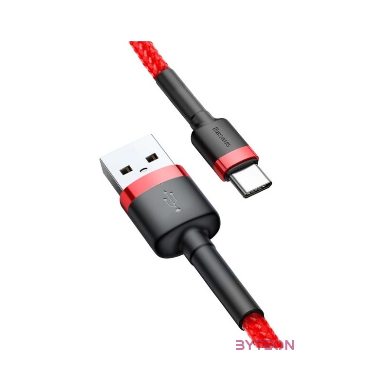 Baseus Cafule USB kábel 2 M USB 2.0 USB A USB C Vörös