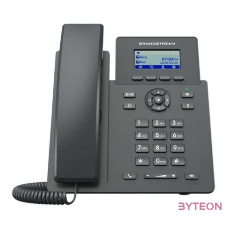 Grandstream Networks GRP2601P IP telefon Fekete 2 sorok LCD