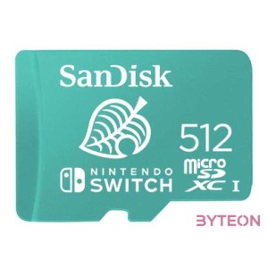 SanDisk SDSQXAO-512G-GNCZN memóriakártya 512 GB MicroSDXC UHS-I