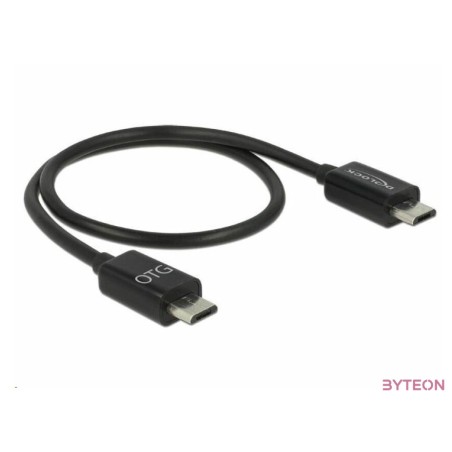 DeLOCK 83570 USB kábel 0,3 M USB 2.0 USB B Fekete