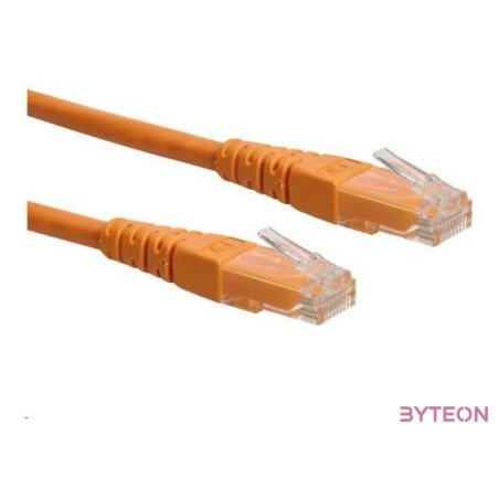 ROLINE 1.0m Cat6 UTP hálózati kábel Narancssárga 1 M U,UTP (UTP)