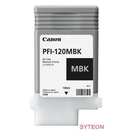 Canon PFI-120MBK tintapatron 1 dB Eredeti Matt fekete