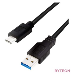 LogiLink CU0167 USB kábel 0,5 M USB 3.2 Gen 1 (3.1 Gen 1) USB A USB C Fekete