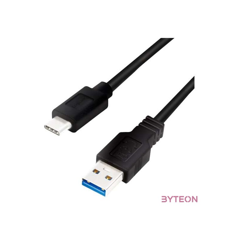 LogiLink CU0167 USB kábel 0,5 M USB 3.2 Gen 1 (3.1 Gen 1) USB A USB C Fekete