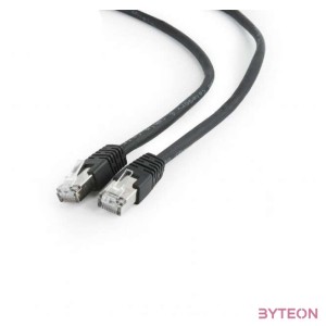 Gembird Patch Cord Cat.6 UTP 1m hálózati kábel Fekete Cat6 U,UTP (UTP)