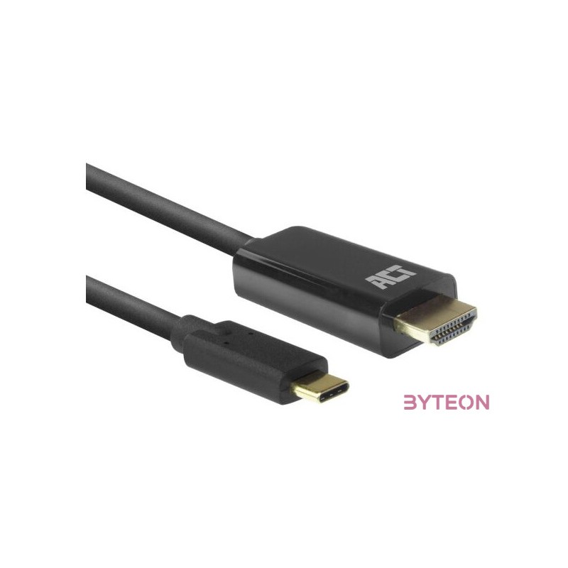 ACT AC7315 video átalakító kábel 2 M USB C-típus HDMI A-típus (Standard) Fekete