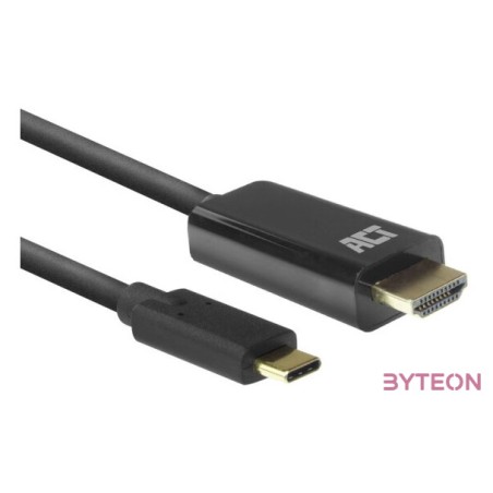 ACT AC7315 video átalakító kábel 2 M USB C-típus HDMI A-típus (Standard) Fekete