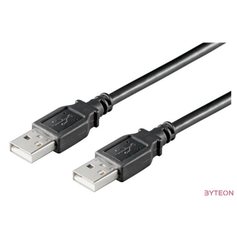 Goobay USB 2.0 AA 300 LC HiSpeed, 3m USB kábel USB A Fekete