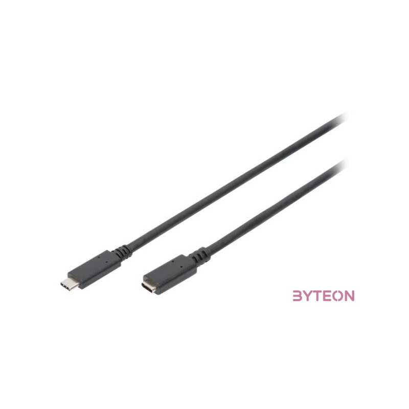 Digitus AK-300210-007-S USB kábel 0,7 M USB 3.2 Gen 1 (3.1 Gen 1) USB C Fekete