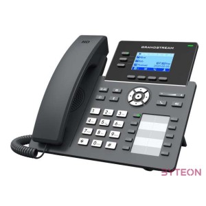 Grandstream Networks GRP2604P IP telefon Fekete 3 sorok LCD