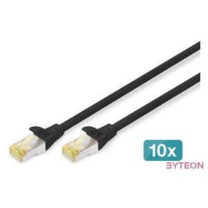 ASSMANN Electronic CAT6A S,FTP hálózati kábel Fekete 2 M S,FTP (S-STP)