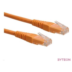 ROLINE 1.0m Cat6 UTP hálózati kábel Narancssárga 1 M U,UTP (UTP)
