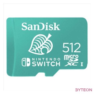 SanDisk SDSQXAO-512G-GNCZN memóriakártya 512 GB MicroSDXC UHS-I