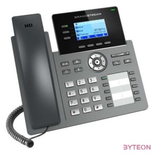 Grandstream Networks GRP2604P IP telefon Fekete 3 sorok LCD