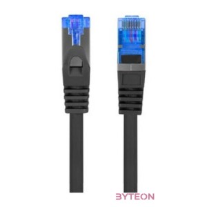 Lanberg PCF6A-10CC-2000-BK hálózati kábel Fekete 20 M Cat6a S,FTP (S-STP)