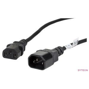 Lanberg CA-C13E-11CC-0018-BK tápkábel Fekete 1,8 M C13 csatlakozó C14 csatlakozó