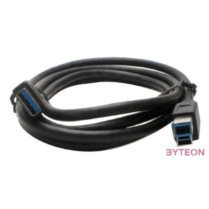 ROLINE 11.02.8870 USB kábel 1,8 M USB 3.2 Gen 1 (3.1 Gen 1) USB A USB B Fekete