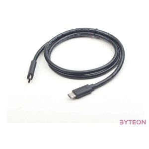 Gembird CCP-USB3.1-CMCM-1M USB kábel USB 3.2 Gen 1 (3.1 Gen 1) USB C Fekete