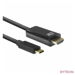 ACT AC7315 video átalakító kábel 2 M USB C-típus HDMI A-típus (Standard) Fekete
