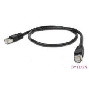 Gembird Patch Cord Cat.6 UTP 1m hálózati kábel Fekete Cat6 U,UTP (UTP)