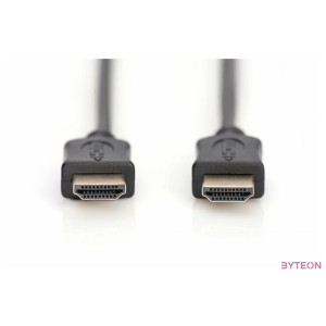 Digitus HDMI 1.4 2m HDMI kábel HDMI A-típus (Standard) Fekete