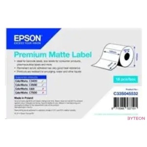 Epson Premium Matte Label Fehér