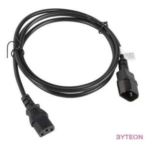 Lanberg CA-C13E-11CC-0018-BK tápkábel Fekete 1,8 M C13 csatlakozó C14 csatlakozó